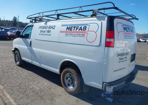 2017 GMC Savana 2500 Work Van from USA, damaged, VIN 1GTW7AFF4H1104939